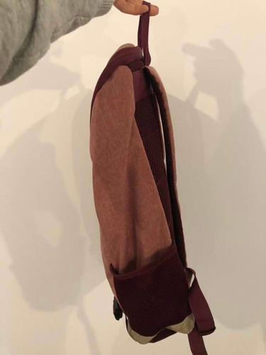 Mochila Delsey Mujer Para Notebook Maubert Rosa