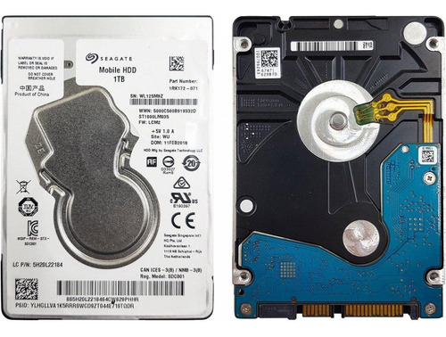 Hd Seagate 1tb 128mb Sata3 6gbps 2.5 Pol =st1000lm035 (Recondicionado)