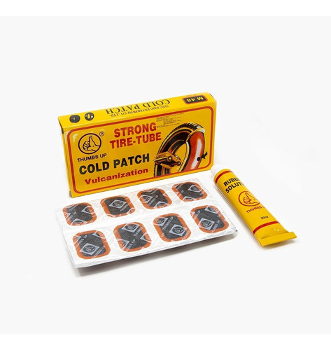 Parches Medianos Cold Patch Vulcanizado 48pzs