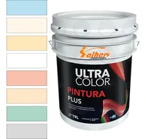 Comprar Pintura Vinilica Para Interiores Y Exteriores Techados 19 L