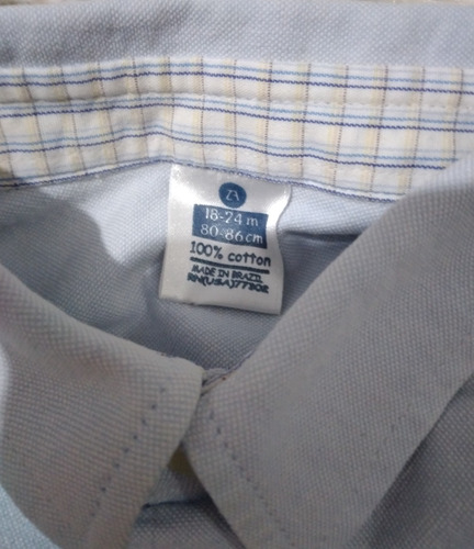 Camisa Bebe Niño Zara (Usado)