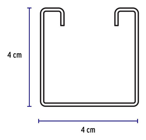 Perfil Unical Sólido De 3 M, 4 X 4 Cm, Cal 14, Volteck 47764