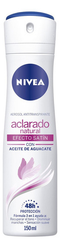 Antitranspirante en Aerosol Nivea Aclarado Efecto Satín 150ml