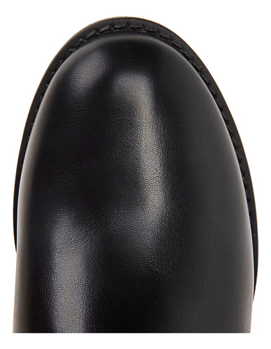 Bota Casual Feminina Ankle Preta Com Tiras Modare