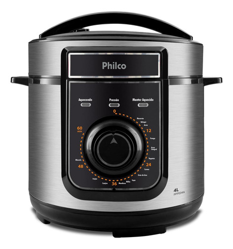 Panela De Pressão Elétrica Philco 4l 14 Funções Pppe04a Cor Preto 220v