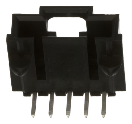 Conector Molex Sl Header Macho 90° 2.54 Mm 5 Pines Para Pcb Negro