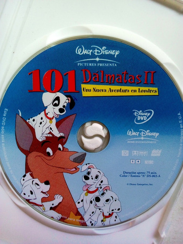 101 Dálmatas 1 & 2 Disney Dvd (Usado)