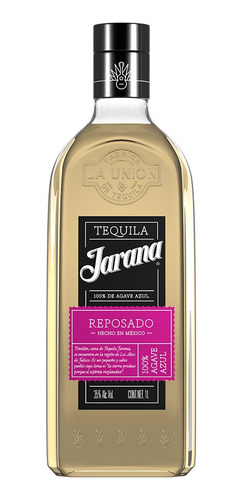 Tequila Jarana Reposado (botella) 100 % Original