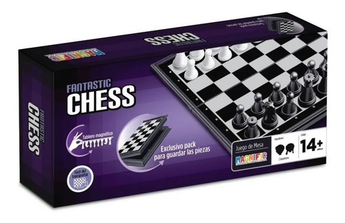 Imagen 5 de 5 de Ajedrez Imantado Magnific Fantastic Chess 2036