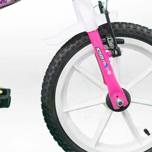 Bicicletatrack & Bikes Pinky Infantil, Aro 16, Rosa