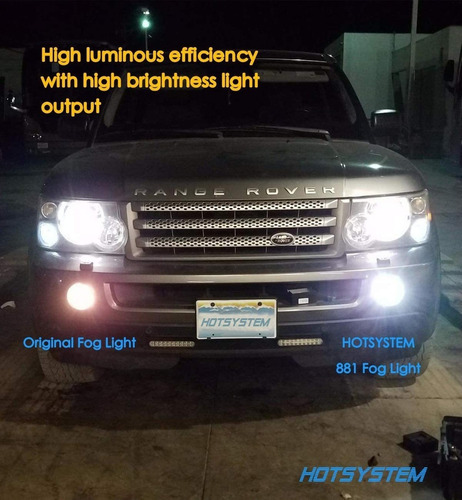 Imagen 6 de 7 de Promo 881 H27w 2 Bombillas Led Extremadamente