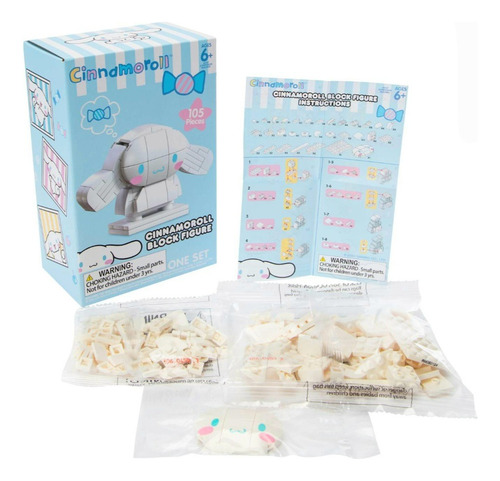 Sanrio Figura De Bloques Armable Cinnamonroll Original 105 Cinammonroll