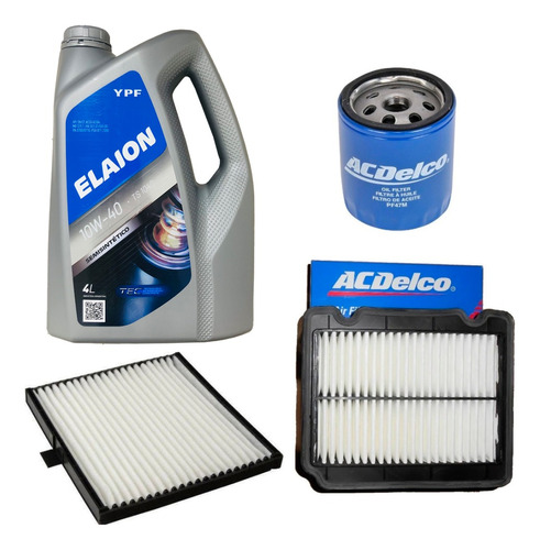 Set Filtros Completo + Aceite Chevrolet Aveo 2011 2012 2013