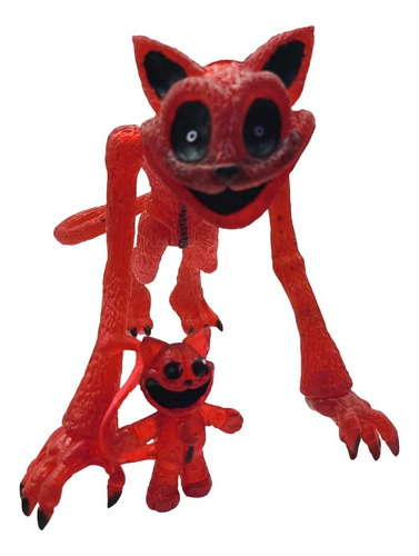 Figura Poppy Play Time Catnap Rojo Smiling Critters Con Luz