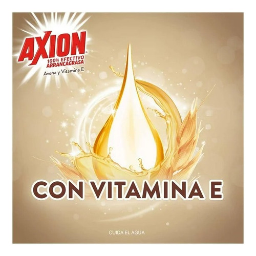 Jabón Líquido Para Trastes Axion Avena Con Vitamina E