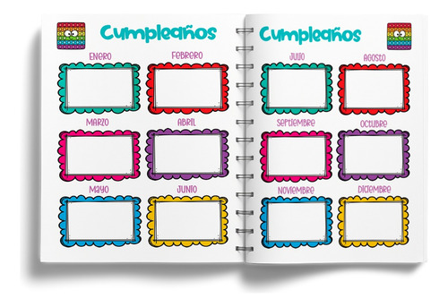 Agenda Escolar Docente 25 - 26 Mod. Crayola #4 Pasta Dura Blanco Crayola 2026