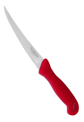 Cuchillo Fileteador La Creole 6 Pulgadas Cocina Premium Color Rojo