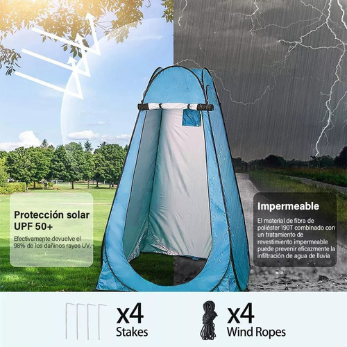 Campanario Cambiador Portátil Tienda Campaña Pop Up Probador