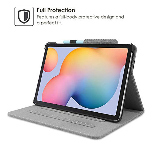Funda Para Galaxy Tab S6 Lite 10.4-puLG 2022/2020 Gris 10.4-