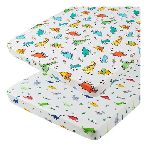 Pack N Play Sheets - Juego De 2 Sabanas Para Bebe, Tejido El