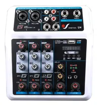 Comprar Venetian U4 Consola Mixer 4 Canales Con Interface Usb Mp3