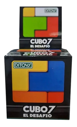 Imagen 1 de 7 de Cubo 7 El Desafío Armá El Cubo Original Ditoys Playking