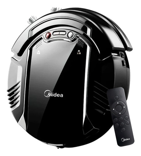 Aspirador de pó Midea F4+ com controle remoto 480pa Dimm Robot, cor preta