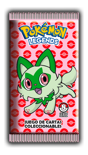 Pokemon Legends Cartas Serie 8 - Pack 20 Sobres - Originales