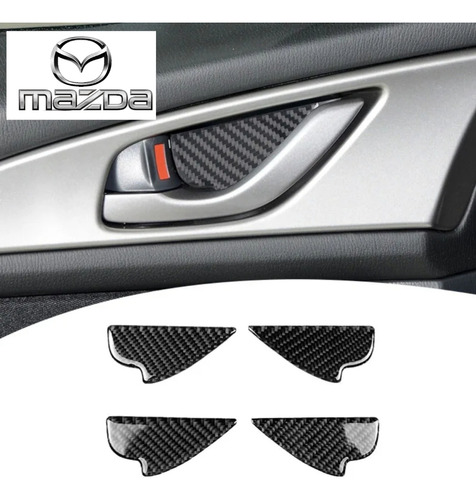 Embellecedor Manija Puerta Interior Mazda 3 2014 A 2018