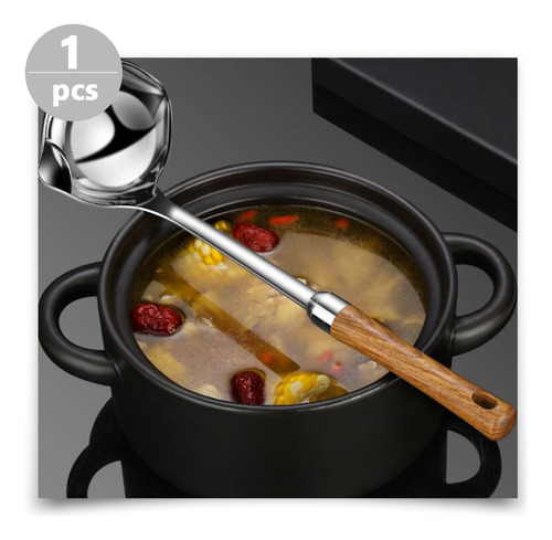 Práctica Cuchara Filtrante De Aceite Creative Soup Spoon, 1