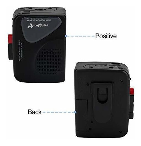 Imagen 4 de 5 de Walkman Reproductor Portatil De Casetes Con Radio Fm Y Am