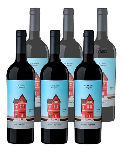 Vino Un Mundo Chiquito Malbec Caja X 6 Unidades
