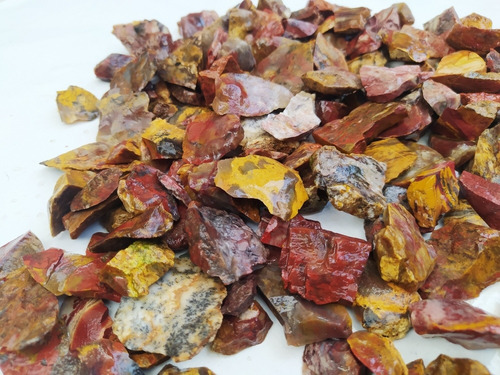 Jaspe Pedras Coloridas Bruto Cascalho Vários Tipos 3,5 Kg Vermelho Amarelo Cinza Branco Rosa Marrom