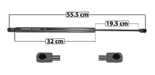 Un Amortiguador 5a Puerta Izq/der Spart Ford Escape 08/12