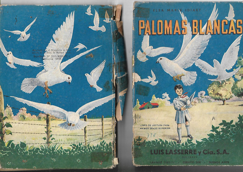 Palomas Blancas De Elsa María Idart Libro De Lectura 1961