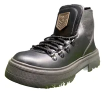 Comprar Borcegos Mujer Negros Botas Botineta Plataformas Comodo Moda