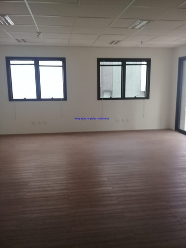 Imagem 7 de 15 de Conjunto Comercial 105m², 02 Banheiros. Condomínio Com Recepção E Segurança 24hrs. Excelente Localização Á 7 Minutos Andando Para A Estação - 21092107 - 70126536