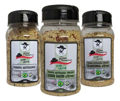 Imagem 2 de 2 de Farofa Artesanal Vegana Sabor Calabresa - Dom Chamorro