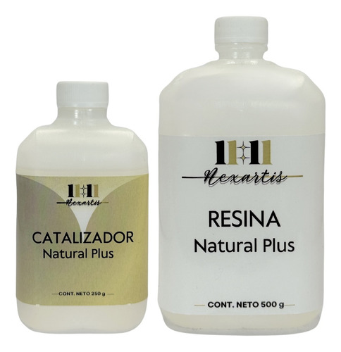 Resina Epóxica Transparente Natural Plus 750g Manualidades