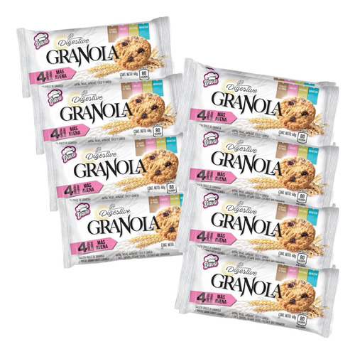 Galletas De Granola Davu 68g 8u