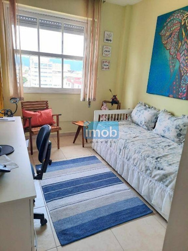 Imagem 14 de 26 de Boqueirao Em Santos, Elevador, Andar Alto, Vista Livre, 2 Dorms, 2 Wcs, 1 Vaga De Garagem. - Ap7898
