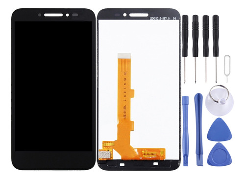 Pm Pantalla Lcd Oem Negra Para Alcatel Shine Lite/5080