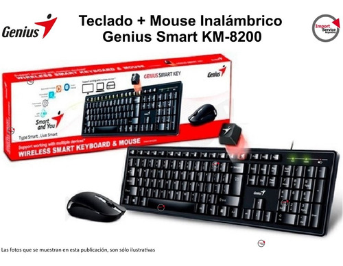 Teclado + Mouse Inalambrico Genius Smart Km-8200