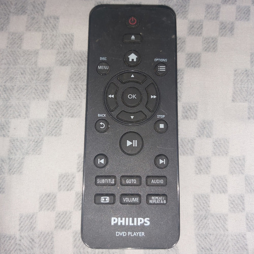 Control Remoto Dvd Philips Usado. Modelo 2