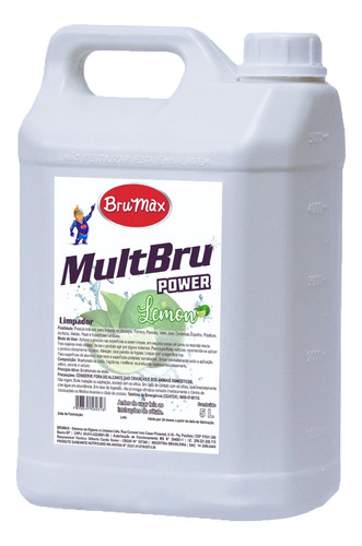 Limpador Desengordurante Lemon Azulejo Cozinha Gordura 5l