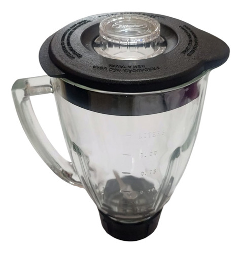 Vaso Completo Vidrio Contemporaneo Para Licuadora Tipo Oster