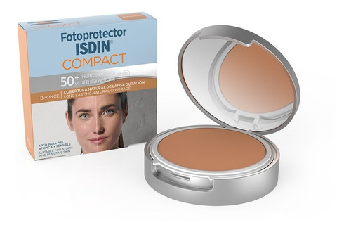 Isdin Fotoprotector Facial Compact Bronce Spf 50+, 10g