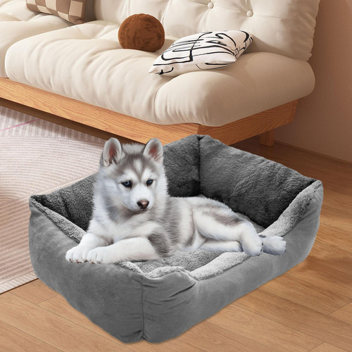 Animal De Estimação Sofá Retângulo Cama Do Cão Snooze S