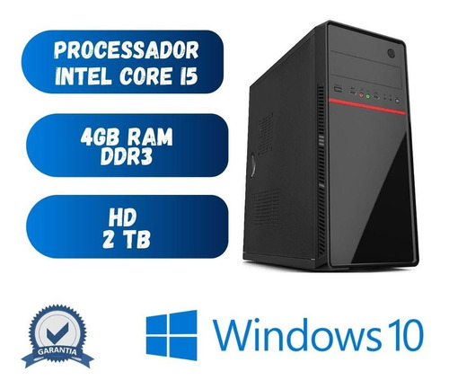 Imagem 1 de 2 de Pc Star Core I5 4gb Ram Hd 2tb Windows 10 - Programas