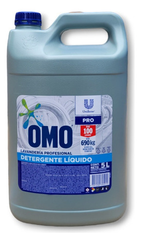 Omo Detergente Para Ropa 5 Lts. Enzimático Hogar, Lavandería